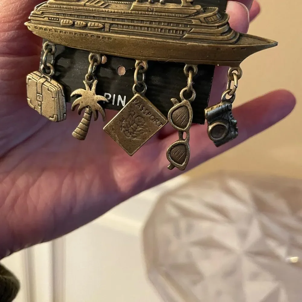 Partners Vintage Cruise Line Pin